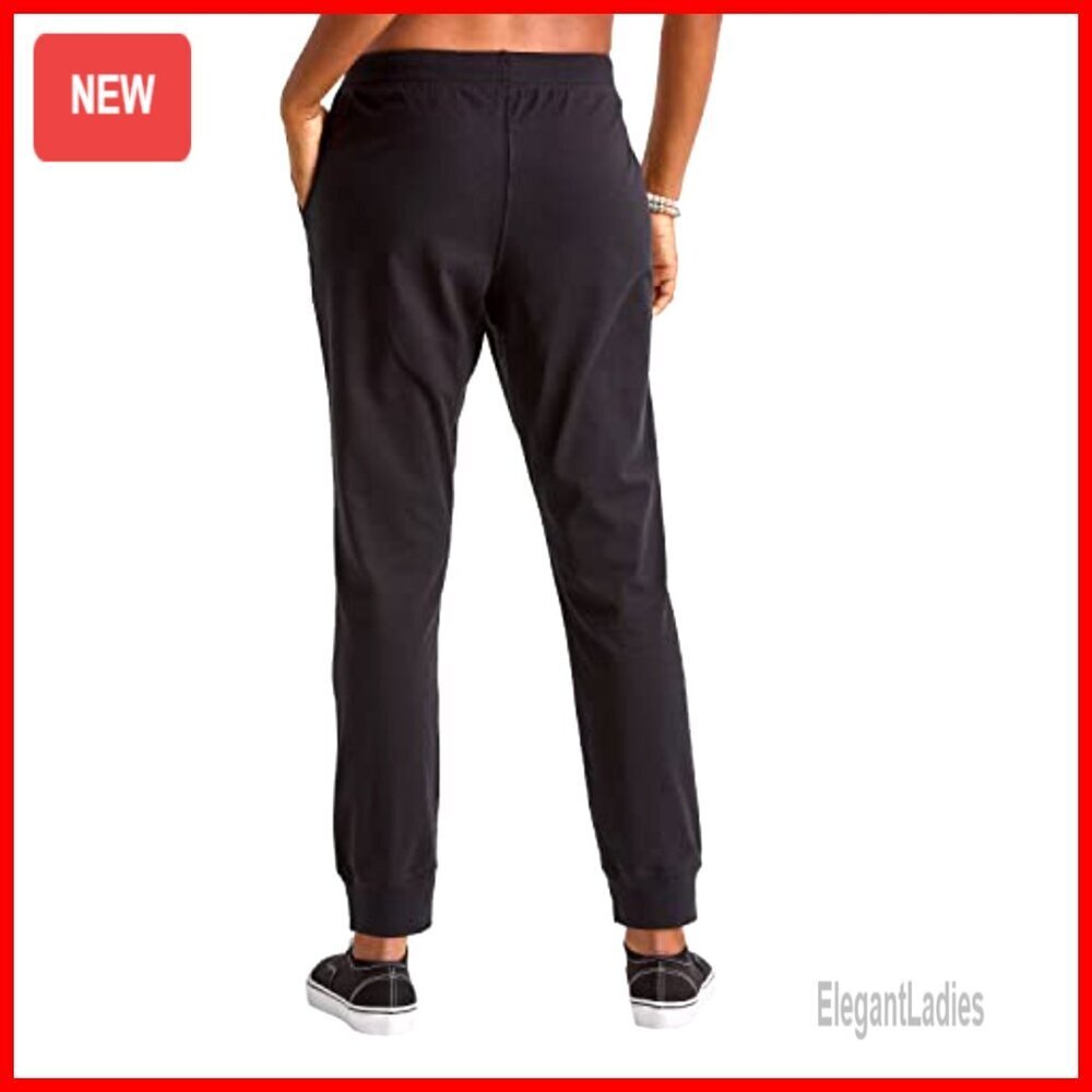Cotton Joggers 29" Inseam Drawstring Waist Casual Sweatpants Women - Picture 2 of 5